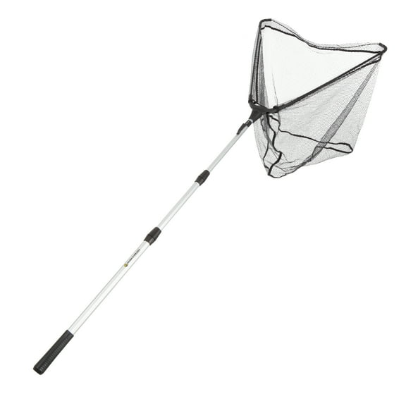 Wakeman Outdoors Collapsible and Adjustable Landing Net, Corrosion Resistant Handle, With Carry Bag (83")
