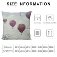 thumbnail image 5 of balloons Graphic Decorative Men Women Boy Girl Room Cushion Throw Pillow Cover for Home Couch Living Room Bed Sofa    Throw Pillow Cover 全年适用 Pillow Case 1PC, 5 of 5