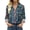 Blue, variant on Womens Tops Retro Floral Print Long Sleeve Satin Shirt Spring Summer Shirts for Women Blue 4Xl