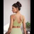 thumbnail image 4 of Sujetador Deportivo con Espalda Cruzada Verde L, 4 of 8