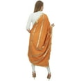 thumbnail image 3 of Phagun Indian Women's Designer Chunni Cotton Dupatta Ethnic Stole Scarves-Light Orange, 3 of 5