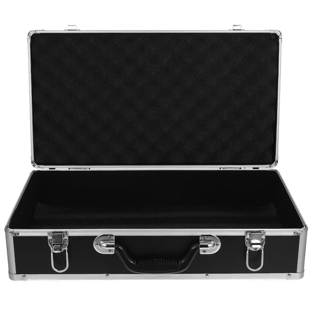 Shisuyan Aluminum Alloy Tool Box Multifunction Hard Storage Case Portable Parts Box