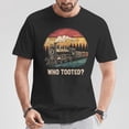thumbnail image 2 of Who Tooted Train Lover T-Shirt - Boys Collector Railroad Tee, Funny Train Enthusiast Graphic Shirt, 2 of 3