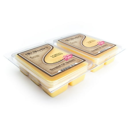 Lemongrass Wax Melts Multi Pack - 2 Highly Scented Bars - Made With Natural Oils - Air Freshener Cubes Collection