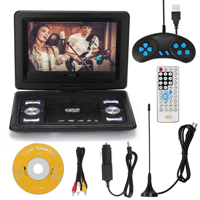 TV DVD Player Portable VCD MP3 MPEG Viewer con juego yeacher Reproductor de DVD
