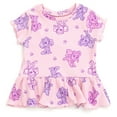 thumbnail image 3 of Paw Patrol Skye Ribbed Peplum T-Shirt and Shorts Outfit Set Newborn to Little Kid, 3 of 5