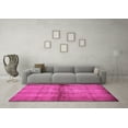 thumbnail image 3 of Ahgly Company Indoor Rectangle Abstract Pink Modern Area Rugs, 4' x 6', 3 of 4