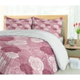 thumbnail image 5 of Ambesonne Rose Flowers Duvet Cover Sets, Romantic Petal Motif, 2-King, Dried Rose Pale Rose, 5 of 6