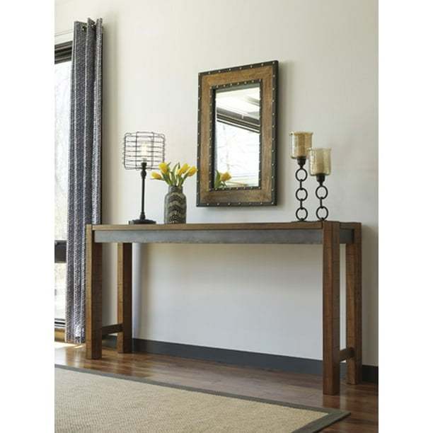 Ashley Furniture Console Table In Brown And Gray Finish D440 52 Com Ashley Furniture Console Table In Brown, Ashley Signature Console Table