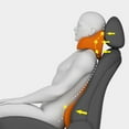 thumbnail image 3 of Car U Shaped Pillpw Headrest Memory Foam Cushion Neck Rest Pillow for Automobiles Apricot Black, 3 of 5