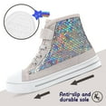 thumbnail image 6 of Kushyshoo Angel Unicorn Toddler High Top Girls Sneakers Kids Walking Shoes 12M, 6 of 6