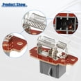thumbnail image 3 of Unique Bargains Car HVAC Blower Motor Resistor Heater Fit for Ford for Ranger 1995-2011 Silver Tone, 3 of 7