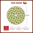 thumbnail image 2 of Rateoe Funny Chicken Pattern Christmas Tree Skirt with Ties , Christmas Tree Decorations, Farmhouse Christmas Decor Xmas Holiday Decorations-48", 2 of 6