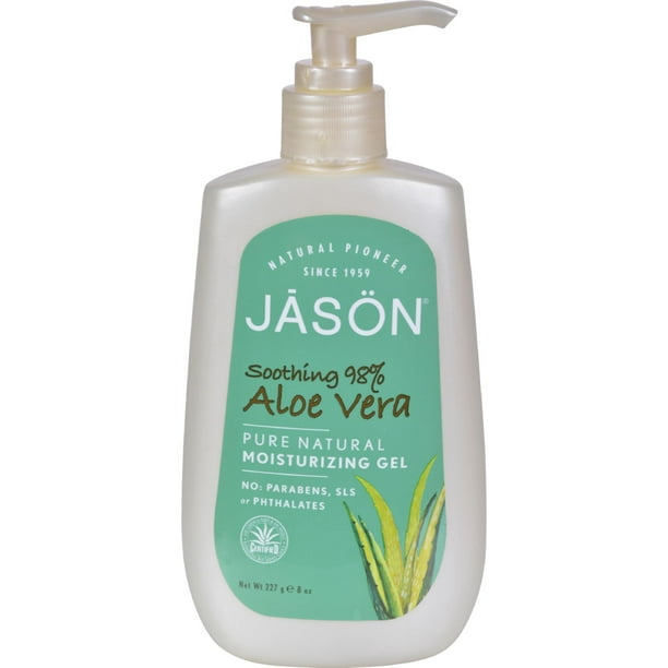 Jason Natural Products - Aloe Vera 98% Moisturizing Gel - 8 - Walmart.com