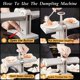 thumbnail image 3 of Molde para hacer dumplings,Moldes para hacer dumplings automáticos de doble cabezal para el hogar,Molde para hacer dumplings chinos de acero inoxidable, 3 of 5