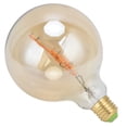 thumbnail image 4 of Bombilla LED E27/E26 vintage regulable, filamento G125 en forma de guitarra, para cafetería, hogar, luz cálida, 4 W., 4 of 14