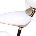 thumbnail image 4 of Lámpara de pared moderna para pájaros, luz LED giratoria de doble cabezal montada en la pared para sala de estar, dormitorio, mesita de noche, 110-240V, 4 of 8