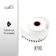 thumbnail image 4 of 10 ROLLOS PARA ETIQUETAS 62 MM X 30 MTS BROTHER DK2205, 4 of 7
