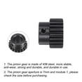 thumbnail image 3 of Unique Bargains 10mm Aperture 20T Mod 1 45# Steel Spur Diff Differential Motor Pinion Gear, 3 of 5