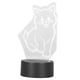 thumbnail image 3 of Lámpara 3D Lámpara De Gato LED 3D Colores Ajustables Luz Cálida Suave Segura Durable Fácil Operación USB O Batería Luz Nocturna 3D, 3 of 7
