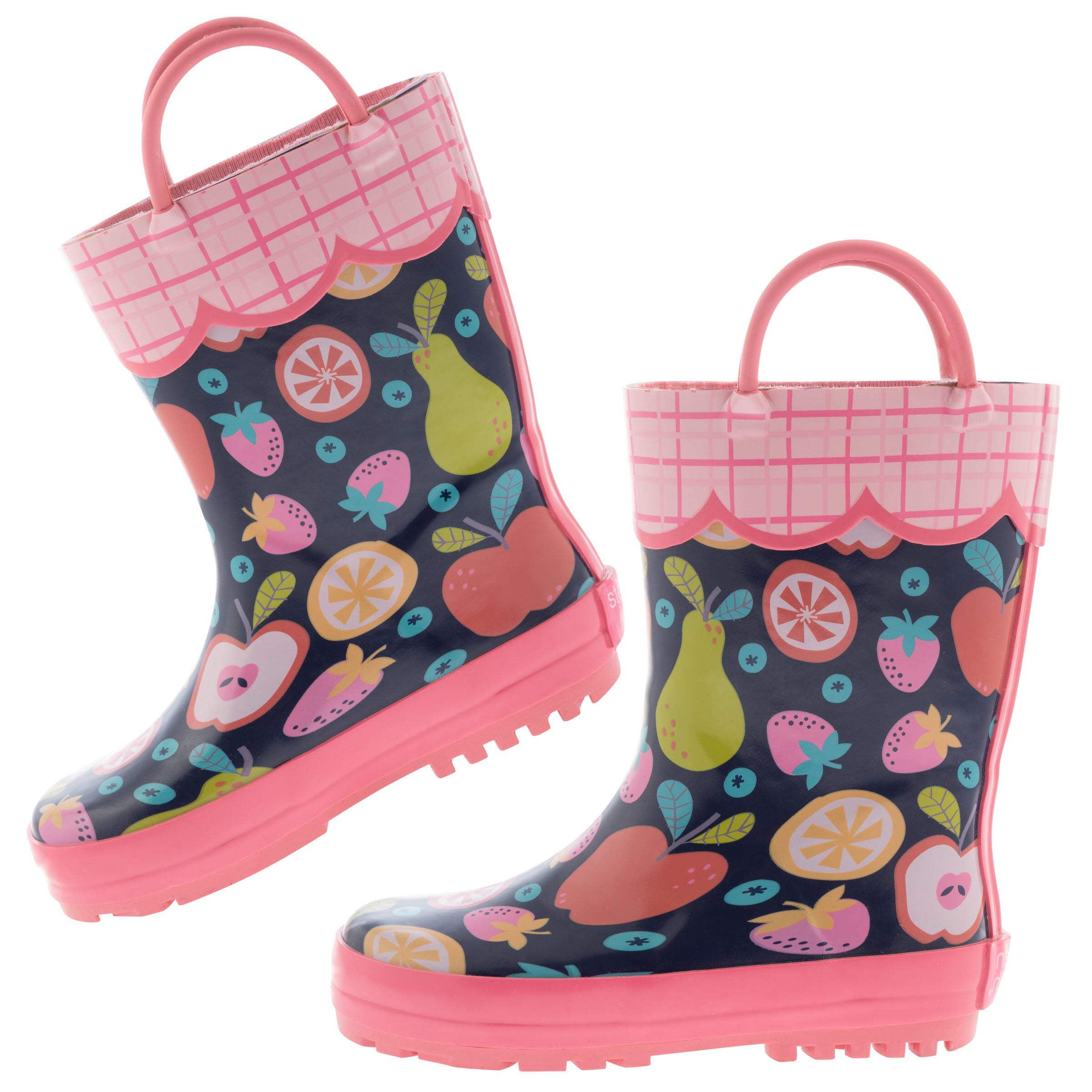 Stephen Joseph, Rain Boots, Waterproof Rain Boots, Removable insole, Non-Slip Shoes,, Pink Dino