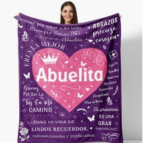 Grandma Gifts in Spanish, Mothers Day Birthday Gifts for Grandma, Abuela Gifts, Abuelita Blanket 50"X60", Best Grandma Gift, Regalos para Abuela, Grandmother Gifts, Grandma Gifts