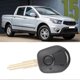thumbnail image 2 of 2 Buttons Remote Key Fob Case Shell Cover Black Replacement Fit for SSANGYONG Actyon, 2 of 3