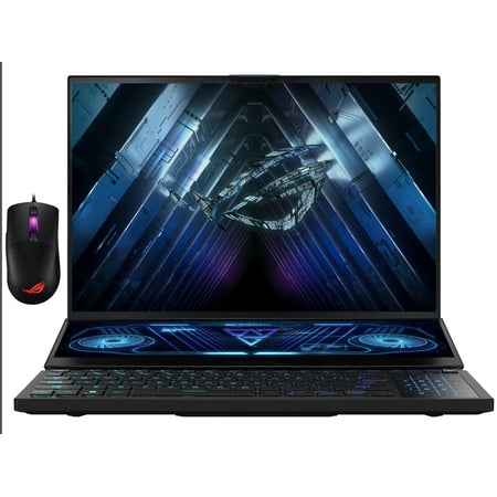 ASUS ROG Zephyrus Duo 16 GX650 GX Gaming/Entertainment Laptop (AMD Ryzen 9 7945HX 16-Core, 16.0in 240 Hz Wide QXGA (2560x1600), GeForce RTX 4080, Win 10 Pro) with Gaming Mouse