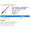 thumbnail image 2 of Inner Tie Rod End - Compatible with 2000 - 2004 Dodge Dakota RWD 2001 2002 2003, 2 of 2