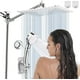thumbnail image 1 of Regaderas para Baño,Regadera Cuadrada 10'' Y Ducha De Mano 2 Pack, Lluvia de Alta Presión Acero Inoxidable con 3 Modos, Cabezal de Ducha Ajustable con Soporte 360 Grado Ajustable, para Baño, hotel, 1 of 8