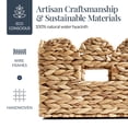 thumbnail image 4 of Best Choice Products 16x12 Scalloped Shelf Baskets, Woven Storage Bins, 2 Pack - Natural, 4 of 8