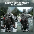 thumbnail image 2 of Ghosthorn Fishing Backpack Tackle Sling Bag -Big Fishing Backpack with Rod Holder - Tackle Box Fly Fishing Gifts for Men Women, 2 of 5