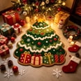 thumbnail image 2 of KKOUHVY Christmas Tree Door Rug, Non-slipped & Absorbent Christmas Door Mat, Soft Cozy Xmas Front Door Rug for Holiday Indoor Entryway, 24x24 inch, 2 of 6