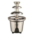 thumbnail image 3 of Ovente 2-Tier Chocolate Fondue Fountain Stainless Steel, 12 inch, Silver (CFS53S), 3 of 3