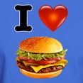 thumbnail image 3 of CafePress - Cheeseburger Love T Shirt - Men's Classic Graphic Cotton T-Shirt, 3 of 4