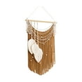 thumbnail image 2 of QSTDGVPW Macrame Wall Hanging Art Bohemian Macrame Wall Art for Bar Living Room Party Khaki, 2 of 9