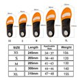 thumbnail image 2 of Tignapoo Unisex Arch Support Insoles for Flat Feet - Shock-Absorbing, Breathable, and Odor-Reducing Orthotic Inserts for Running, Work, and Sports (Orange, XL 47-48), 2 of 6