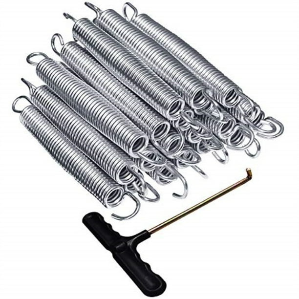 eurmax trampoline springs 20pcs galvanized steel replacement spring