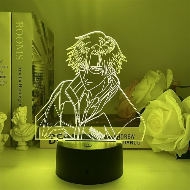 Luz nocturna LED 3D, tema de fútbol de Bojjis Tezukas Kunimitsus