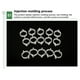 thumbnail image 4 of Clips para plantas de jardinería, clips de plástico para encuadernación, paquete de 100, soporte suave para enredaderas y tallos, ideal para huertos, invernaderos y plantas de interior., 4 of 8