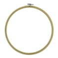 thumbnail image 2 of yuksok Bamboo Embroidery Hoop Sewing Cross Stitch Frame for DIY Needlework 23cm 9inch, 2 of 9