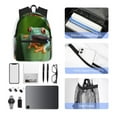 thumbnail image 4 of Easygdp Red-Eyed Tree Frog Mochila Casual para Portátil, Mochila para Escuela, Viajes, Negocios, 4 of 6