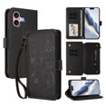 thumbnail image 1 of Zipper Wallet Leather Phone Case For iPhone 16 Plus, 1 of 5
