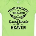 thumbnail image 4 of Inktastic Handpicked for Earth by My Great Uncle in Heaven Boys or Girls Baby Bodysuit, 4 of 5
