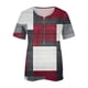 thumbnail image 4 of Blusa de manga corta con cuello en V, informal, cómoda y elegante para mujer OAVQHLG3B Store  lin121212, 4 of 5