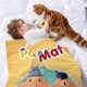 thumbnail image 2 of Pat y Mat anti-pilling, suave, ligera, esponjosa y acogedora de lujo para hogar y cocina – Perfecta para niños y adultos,120X80cm, 2 of 6