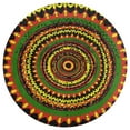 thumbnail image 3 of Rasta Tie Dye Time Warp Round Carpet Circle Rug Outdoor Patio Area Rug Washable Large Area Rugs Hallway Room Decor Fitness Mats, 3 of 8