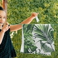 thumbnail image 3 of Tropical Jungle Plants Hand Towels for Bathroom, Summer Palm Leaves Kitchen Towel 2 PCS Ultra Soft and Highly Absorbent Decorative Fingertip Face Bath Towels for Spa & Hotel, 28.3"x 14.4", 3 of 5