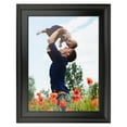 thumbnail image 5 of ArtToFrames 13" x 13" Matte Black with Beads Picture Frame, 13x13 inch Black Wood Poster Frame (WOM-4065), 5 of 8