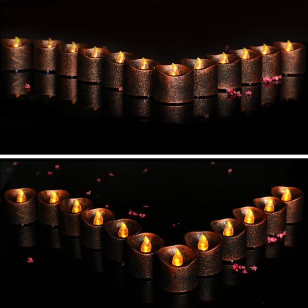 Led Sin Llama Por Batería Que Parpadea Votiva Decorativa para La Decoración hogar Colco Velas de té eléctricas